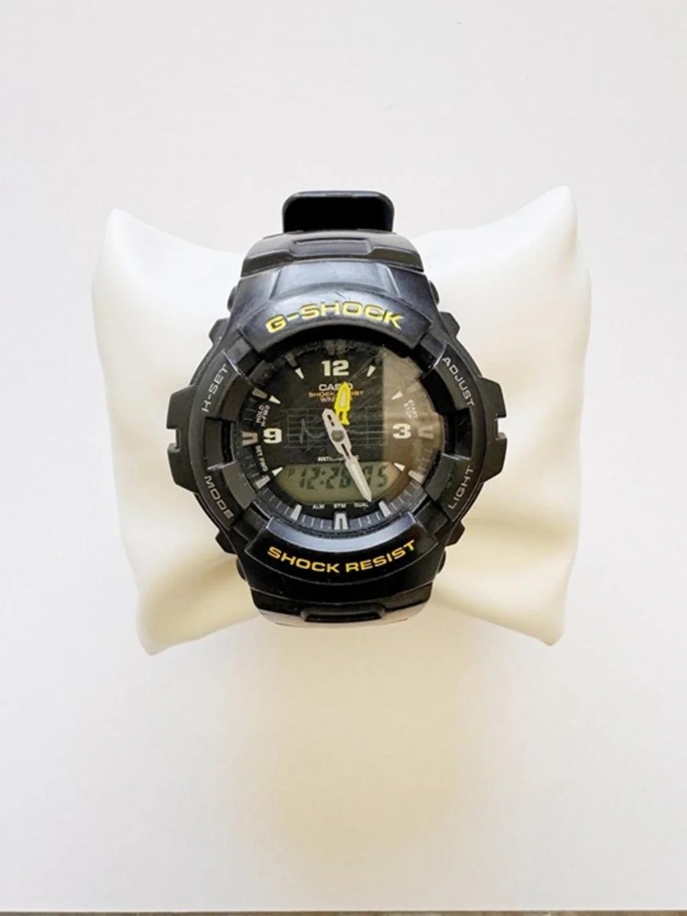 Casio G-Shock Men’s Ana-Digi Watch Black Yellow Shock Resist 44mm Working